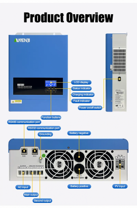 Изображение Anenji 6200W 48V ANJ-6200W-48V-W (6200VA/6200W, Max CH 120A, AC 120) Wi-Fi - оригинальный размер 7