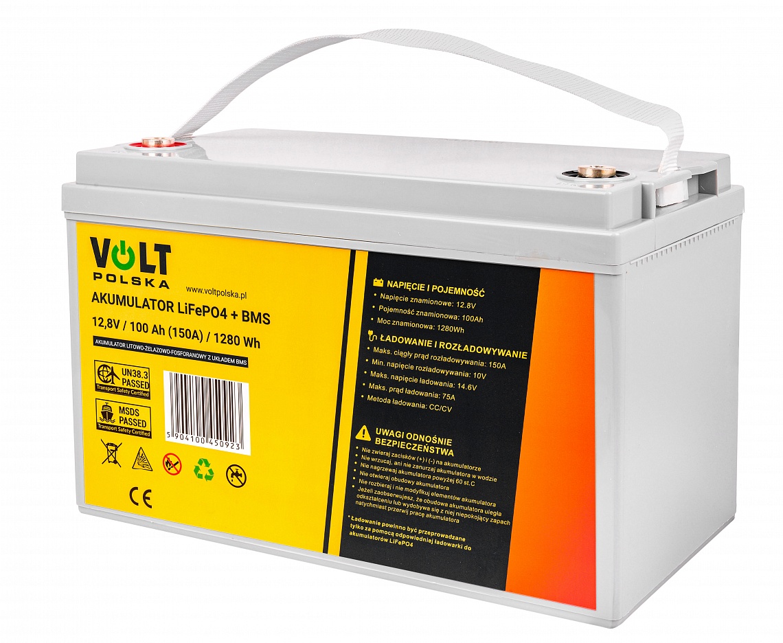 VOLT 12V 100Ah 6AKLB10112 (LiFePo4, BMS 150А) 5