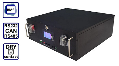 Просмотреть детальное фото LifePo4 аккумуляторные батареи LidPM 48V (51.2V) 100Ah LFPB-48100 (LiFePo4, BMS) 5 Изображение LidPM 48V (51.2V) 100Ah LFPB-48100 (LiFePo4, BMS) - оригинальный размер 5