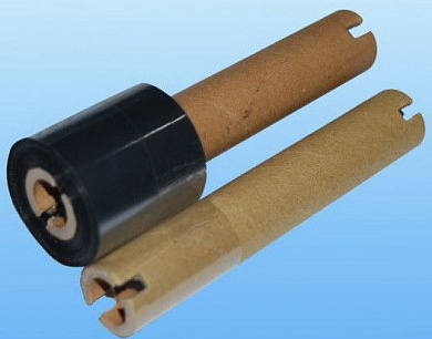 Просмотреть детальное фото Риббоны WAX (ВОСК) 30х100 WAX, черный (боковой намот вт. 0,5д) 1 Изображение 30х100 WAX, черный (боковой намот вт. 0,5д) - оригинальный размер 1